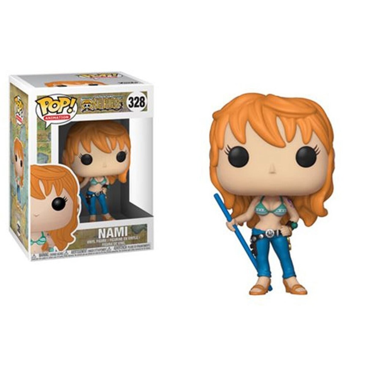 Funko Pop One Piece Nami S2 Vinyl Figure 328 Collectible 3.75 Inch